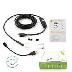 You can also use the Endoscope with the computer through the USB adapter. 1 x Micro USB Borescope. Note: This item only...