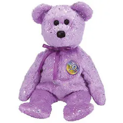 From the Ty Beanie Babies collection. One of the Teddy Bear style TY Beanies. Plush stuffed animal collectible toy. 10...