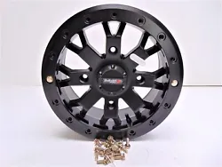 System 3 SB-4 Beadlock Wheel 14x7 6+1(+45mm) Offset 4/156 Matte Black 14S3-3156.