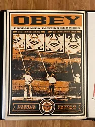 Shepard Fairey Obey Giant Old School PasterSigned Number 96/140Print has been stored flat for the last 15 years.If you...