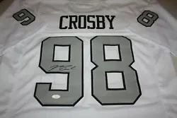 MAXX CROSBY autographed CUSTOM RAIDERS JERSEY! 100% AUTHENTIC! The authentication is from JSA. KINDLY NOTE IT COULD...