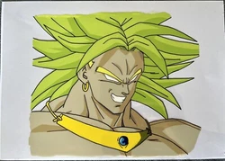 Peinture sur Celluloïd originale au format A4Broly OAV 11 (1993) 30th AnniversaryRéalise tous types de reproduction...