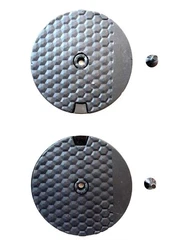Union Snowboard Fixations - Mini Disc Covers 2 x couvercles de mini disques inclinés 2 x vis de fixation incluses Pour...