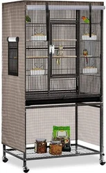 UNIQUE DESIGN - The front of our small animal cage cover can be put up and down easily for the pets needs. Regulate the...