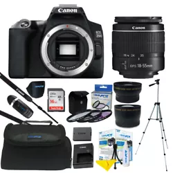 Canon EOS 250D / Rebel SL3 24.1MP 4K Digital SLR Camera + ALL YOU NEED KIT CANON EOS 250D DSLR 24.1MP CAMERA BODY ONLY...