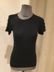 Authentique haut maille soie noir Gucci. Règlement sous 24 h maxi