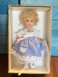 Madame Alexander Summer Fun 30600 NRFB. Adorable in her blue and white gingham outfit. Factory netting over hair. From...
