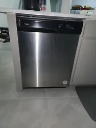 New Whirlpool 24 in Stainless Steel Tall Tub Dishwasher.