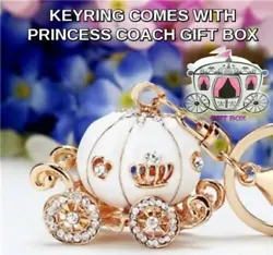 BRIGHT SHINY GOLD PURSE LATCH HOOK AND KEYRING. GORGEOUS SPARKLING CINDERELLA CARRIAGE. SWEET PINK CINDERELLA CARRIAGE...
