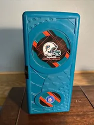 Showcase your love for the Miami Dolphins with this vintage 13-inch CD storage mini locker from Suncast, an officially...
