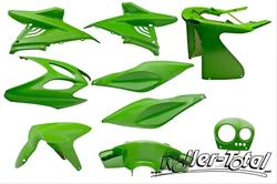 Jeu de carénages KAWA vert 9 pièces YAMAHA Aerox MBK Nitro.