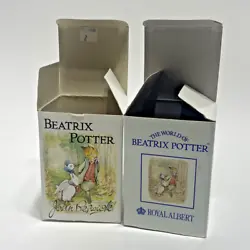 Beatrix Potter EMPTY BOXES! (1 ROYAL ALBERT & 1 ROYAL DOULTON). 2 EMPTY BOXES.
