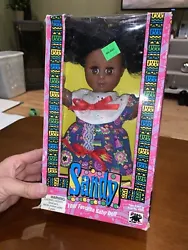 Rare Vintage Olmec Toys Sandy Your Favorite Baby Doll Girl Doll In Box. The box is in good condition but shows wear and...
