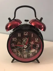 Monster High Alarm Clock twin bell battery operated work good pre-own.