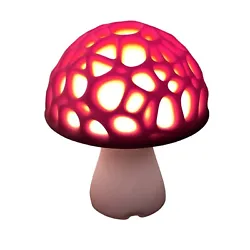 Mushroom has two options for colors: Mushroom Lace Cap Color & Light Color. The Magic Mushroom Lamp is perfect for a...