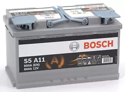 La batterie Bosch S5A11 est 100% sans entretien: une fois montée, la batterie est prête à l’emploi. Vous n’avez...