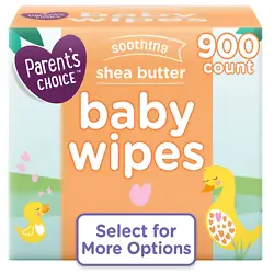 Parents Choice Shea Butter Baby Wipes are unique cloth-like wipes that are strong, yet very soft. Enriched with shea...