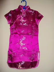 This is beautiful Asian silk dress good for all occasion, especial cool for the Halloween. Your little one can be...