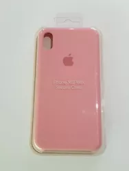 Etui Housse Coque protection Silicone Rose. iPhone XS Max.