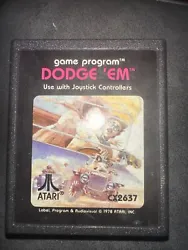 Get ready to experience the excitement of Atari 2600 Dodge Em game. This action and adventure game published by Atari...