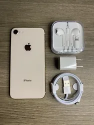 iPhone 8 Gold 64GB Unlocked Unlocked for Any Carrier Everything works GreatCleanNew Headphones, and Charger...