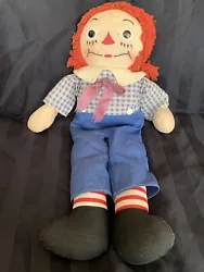 vintage 15” Georgene raggedy Andy. In good vintage condition, missing hat, has original body tag. PLEASE SEE ALL...