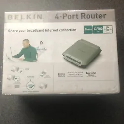 Belkin F5D5231-4 4-Port 10/100 Wired Router.