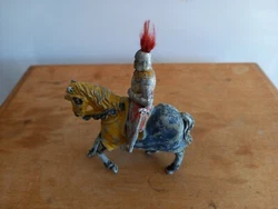 Ancien soldat de plomb. Cavalier Moyen âge Made in England.