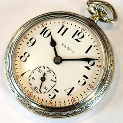A REAL BEAUTY! THE BALANCE HAS EXCELLENT POISE AND A STRONG FULL BEAT! THE WATCH IS STEM WIND AND LEVER SET. THE...