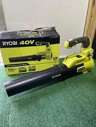 RYOBI 110 MPH 525 CFM 40-Volt Li-Ion RY40408 Leaf Blower TOOL ONLY. Great condition!Tool onlyNo battery or charger...