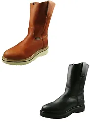 Goodyear Welt Construction. Color Black and Honey. Genuine Leather Work Boots. This boots run 1/2 number bigger. Great...
