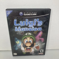 Luigis Mansion (Nintendo GameCube) Complete w/ Manual, CIB, Tested, Black Label.