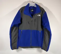 The North Face Denali Blue Gray Fleece Full Zip Jacket. 22