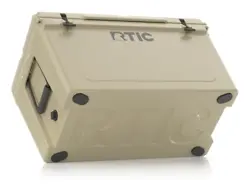The RTIC cooler can also be used as a bench, non-slip step stool, tabletop and extra cutting board while keeping ice,...
