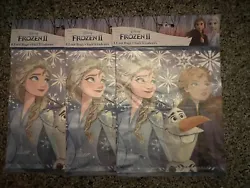 (3) Disney Frozen Loot Bags Princess Birthday Party Supplies Favors Treat Bags. Condition is New. Shipped with USPS...