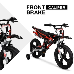 The adjustable seat, training wheels, fenders, and reflectors make this bike safe and comfortable for kids to ride....