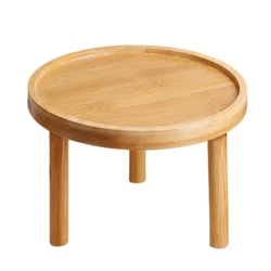 【Steady Structure】: Wooden Plant Table has a reinforced design with 3 support points, provides a sturdy and durable...