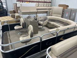 This is being made right now. Just waiting to get the Bimini to get installed. The motor has power trim and tilt and is...