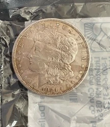 1921 Morgan Silver Dollar. 