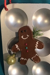 Christmas Gingerbread Man Tree Decor Holiday Tree or other Hanger Decoration