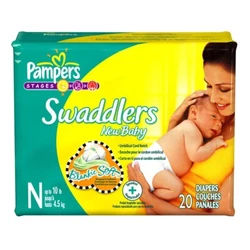 Pampers Swaddlers Newborn Diapers - 240 Count (12/20/case)