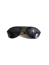 Foster Grant Cole MaxBlock Aviator Polarized Black Sunglasses 100% UVA-UVB Lens Protection. New.