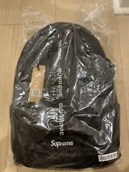 Supreme Black Backpack FW22 100% Authetnic Brand New.