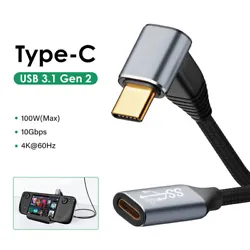 Support maximum 20V 5A 100W charging. Color: gray aluminum shell+black braid. Dedicated to Steam Deck. USB version: USB...