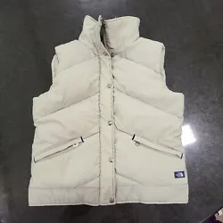 Selling Vintage The North Face Puffer Vest Jacket USA Made Sz 12 Gray Zip Snap. Its a childs size 12 but similar to...