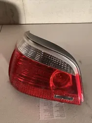 2004-2007 BMW 525i 530i LEFT DRIVER SIDE TAIL LIGHT TAILLIGHT BRAKE LAMP OEM. Condition is good.