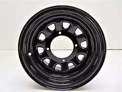ITP Delta Steel Wheel 12x7 4+3 Offset 4/137 Black 1225573014.