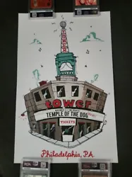 Featuring iconic Tower Theater Philly imagery, this piece showcases the legendary band and their influence on the music...