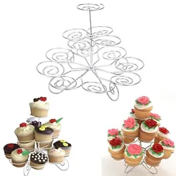 Serves as a cooling rack as well for your freshly baked cupcakes.