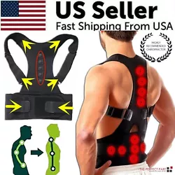 The back corrector quickly straightens your shoulders and back. Upper Back Pain Relief. A comfortable effective and...